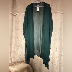 INC International Concepts Dark Green kimono